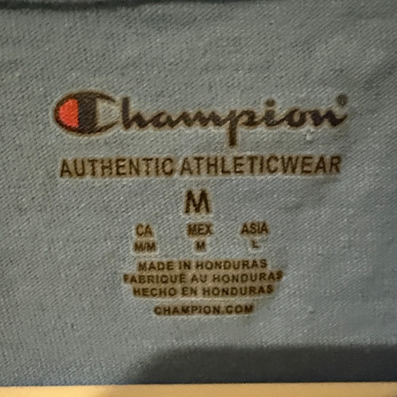 Champion Carolina Blue Graphic Tee - Picture 3 of 4